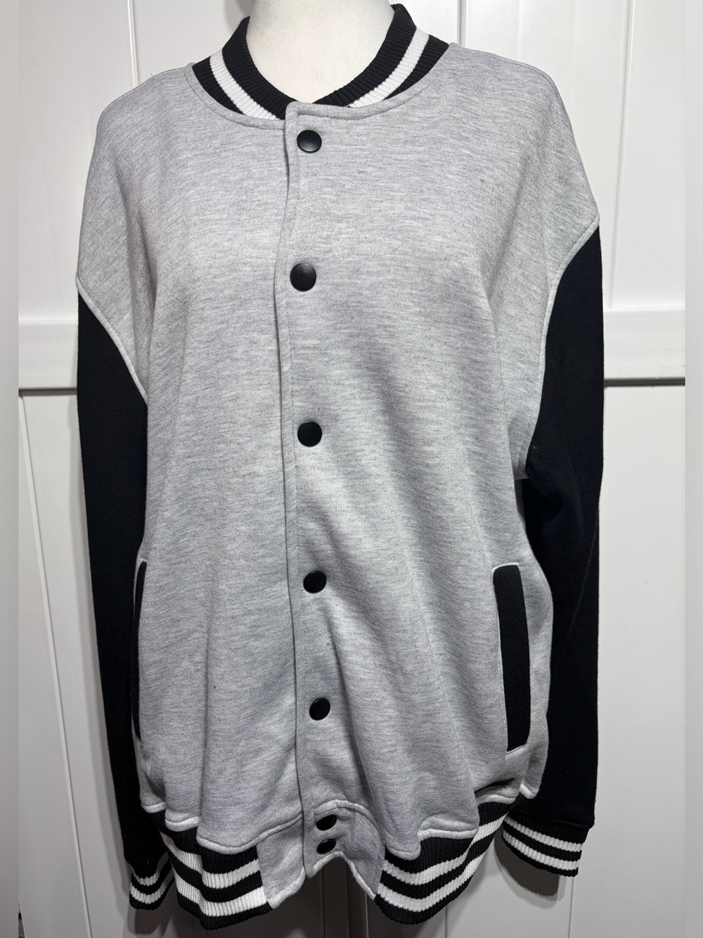 NWT Southpole grey/black varsity jacket